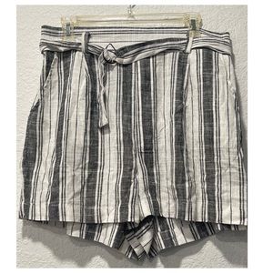 New Look Stripe Tie  Linen Short Size XL.
